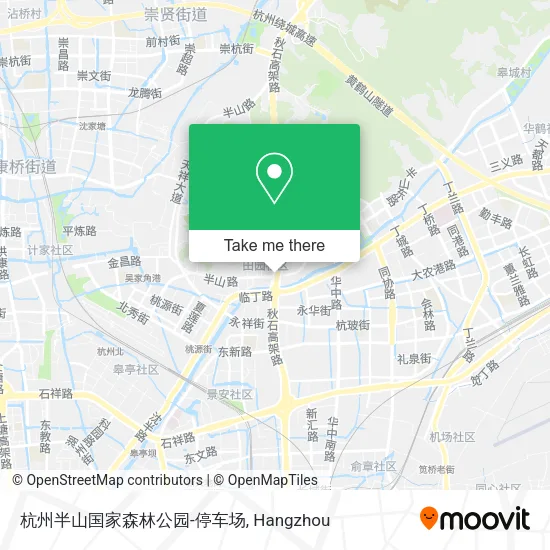 杭州半山国家森林公园-停车场 map