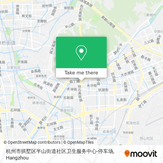 杭州市拱墅区半山街道社区卫生服务中心-停车场 map