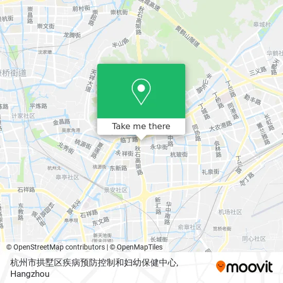 杭州市拱墅区疾病预防控制和妇幼保健中心 map