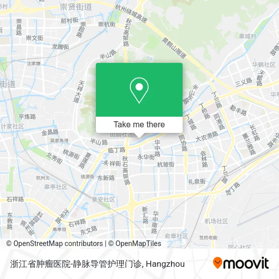 浙江省肿瘤医院-静脉导管护理门诊 map