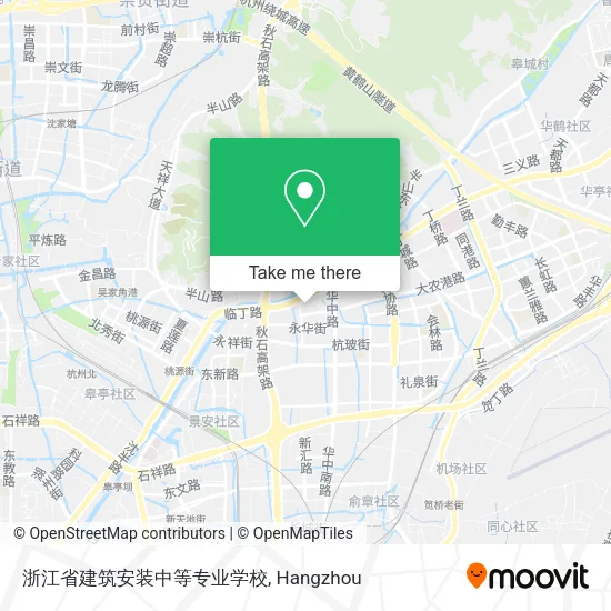 浙江省建筑安装中等专业学校 map