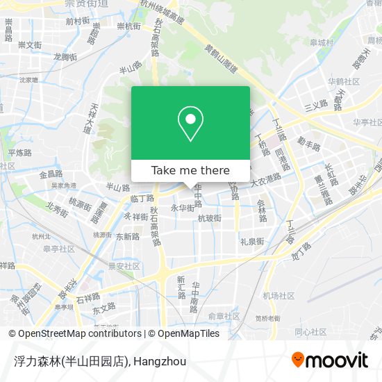 浮力森林(半山田园店) map