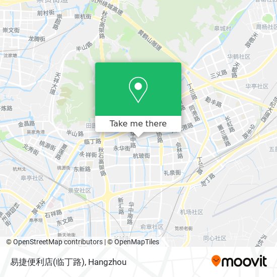易捷便利店(临丁路) map