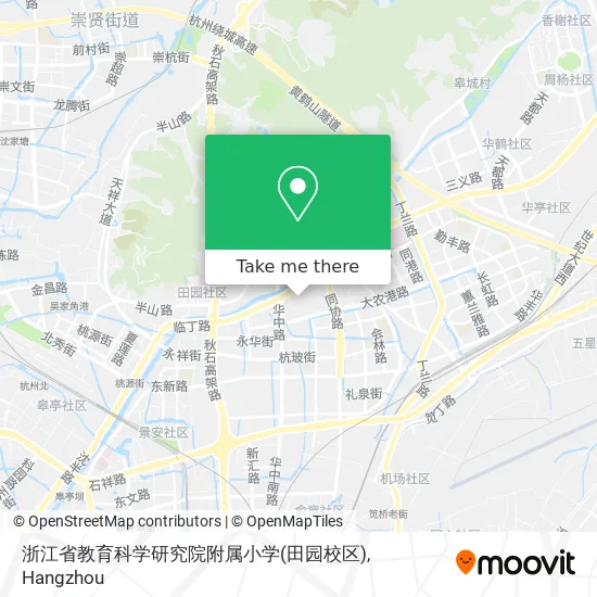 浙江省教育科学研究院附属小学(田园校区) map