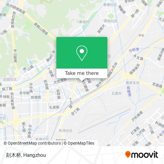 刻木桥 map