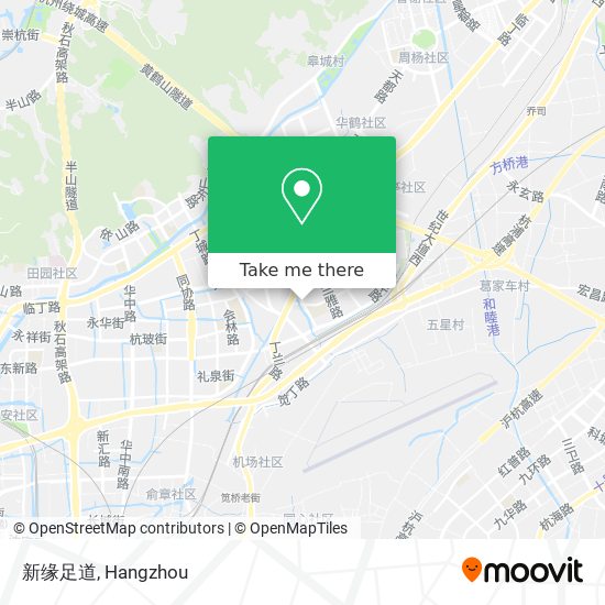 新缘足道 map