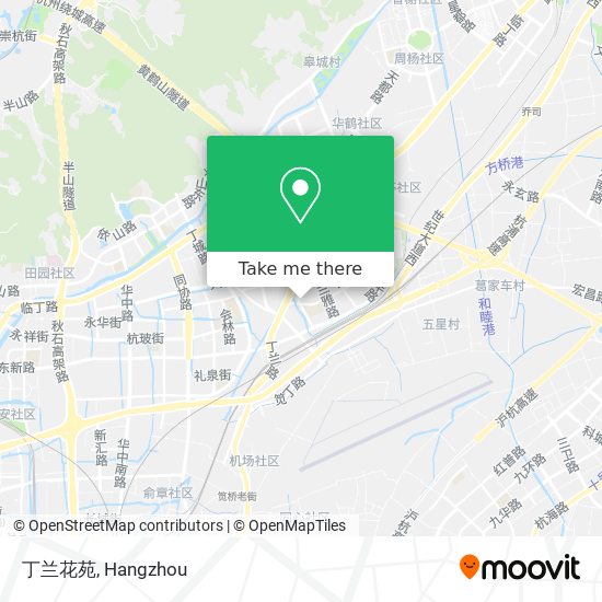 丁兰花苑 map