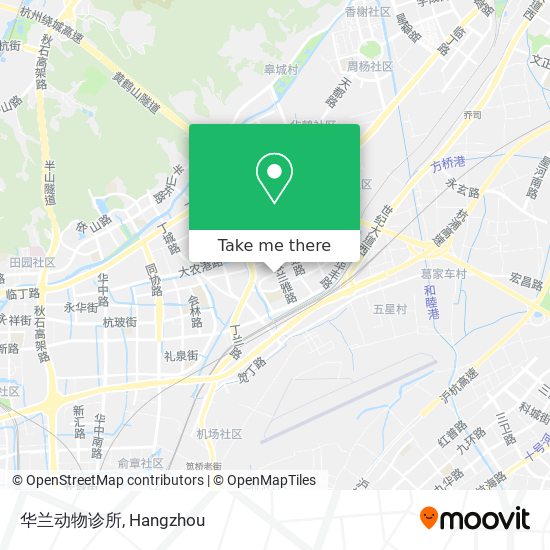 华兰动物诊所 map