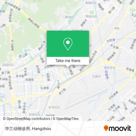 华兰动物诊所 map