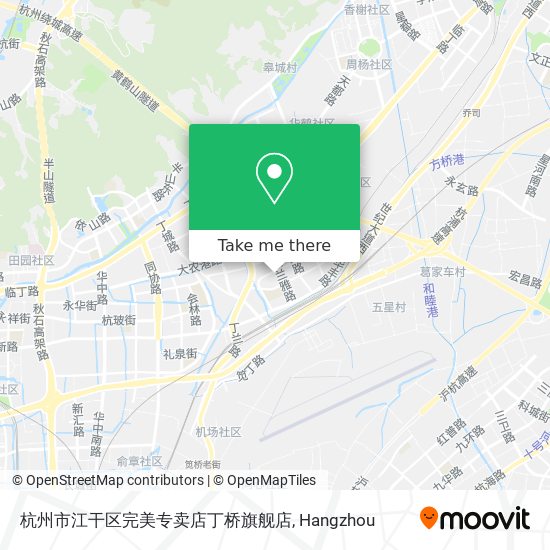 杭州市江干区完美专卖店丁桥旗舰店 map