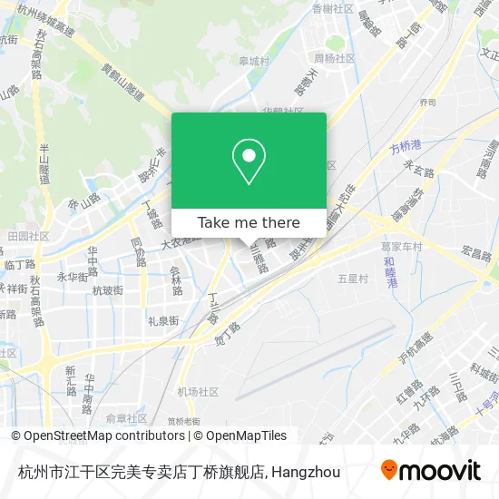杭州市江干区完美专卖店丁桥旗舰店 map