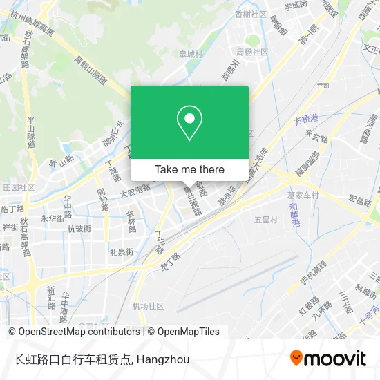 长虹路口自行车租赁点 map