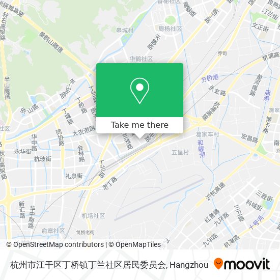 杭州市江干区丁桥镇丁兰社区居民委员会 map