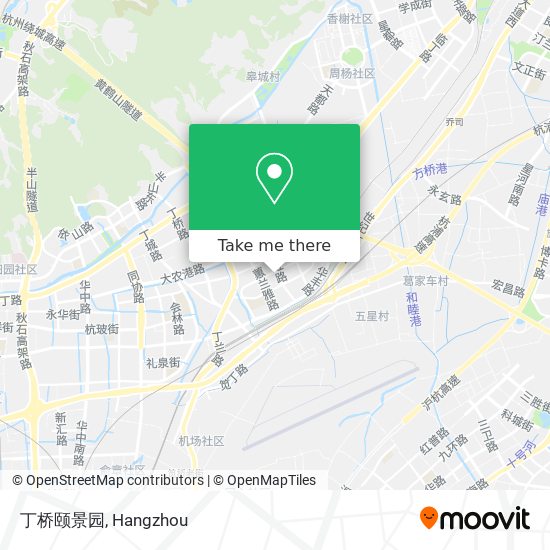 丁桥颐景园 map