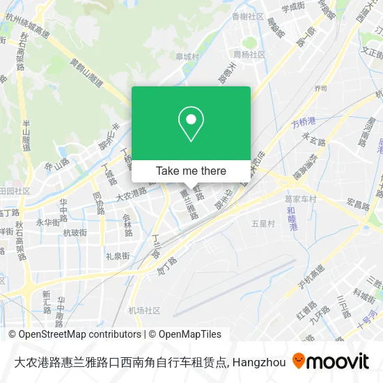 大农港路惠兰雅路口西南角自行车租赁点 map