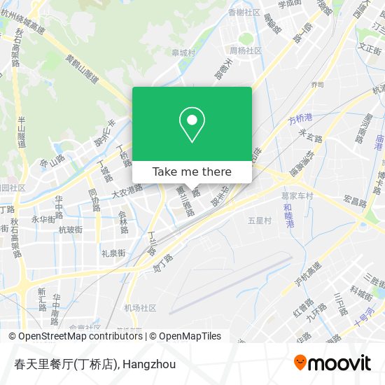 春天里餐厅(丁桥店) map