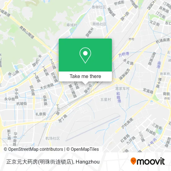 正京元大药房(明珠街连锁店) map