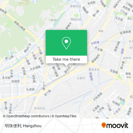 明珠便利 map