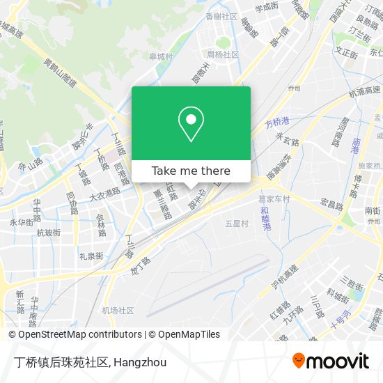 丁桥镇后珠苑社区 map