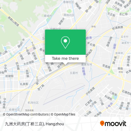 九洲大药房(丁桥三店) map