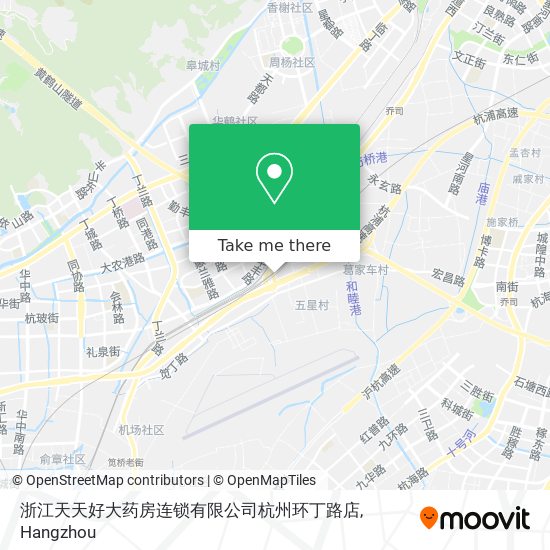 浙江天天好大药房连锁有限公司杭州环丁路店 map