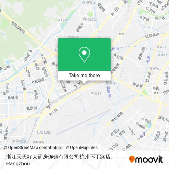 浙江天天好大药房连锁有限公司杭州环丁路店 map