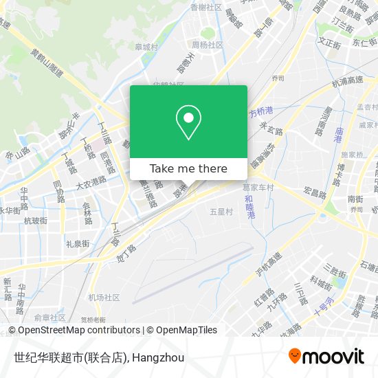 世纪华联超市(联合店) map