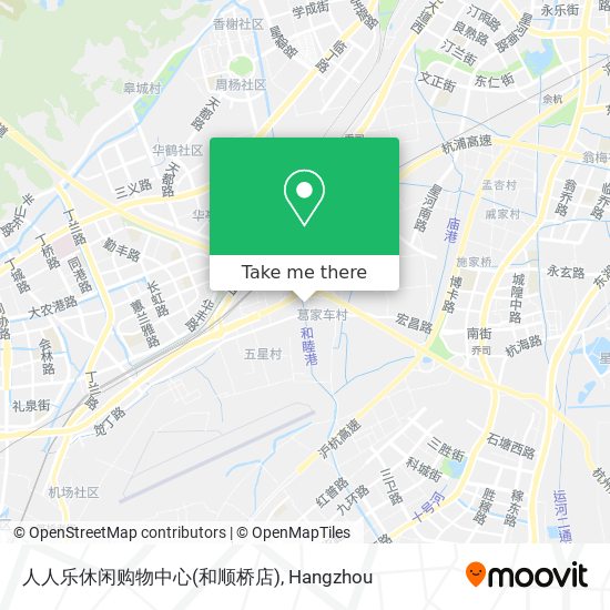 人人乐休闲购物中心(和顺桥店) map