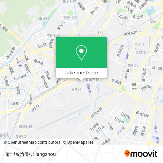 新世纪华联 map