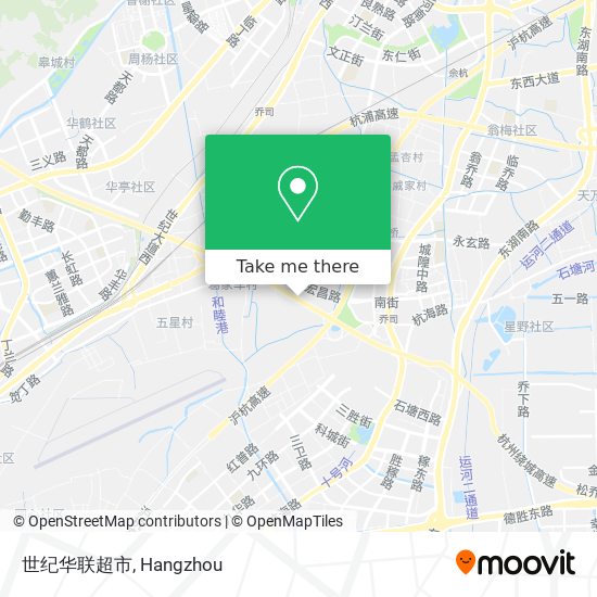 世纪华联超市 map