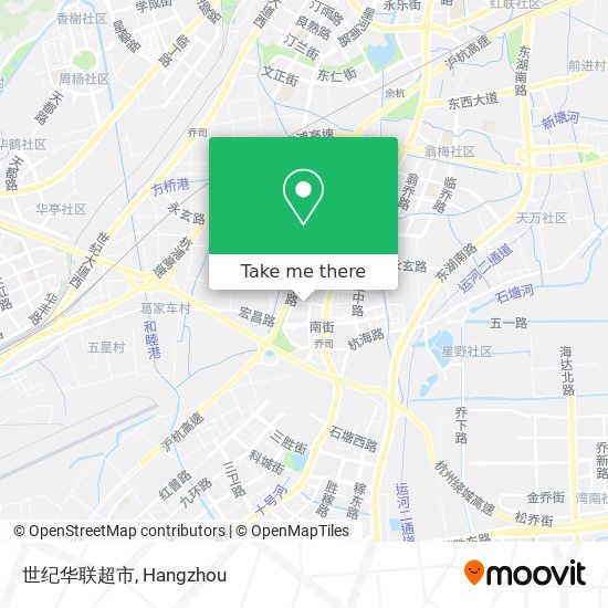 世纪华联超市 map