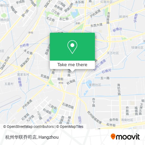 杭州华联乔司店 map