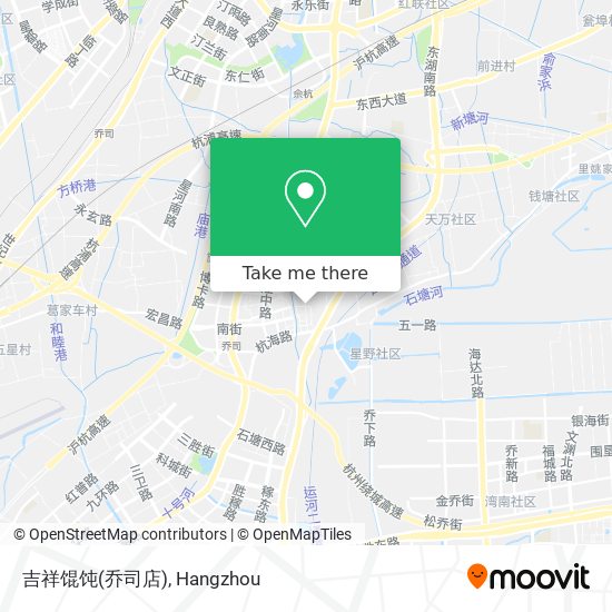 吉祥馄饨(乔司店) map