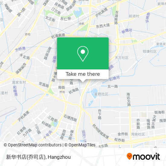 新华书店(乔司店) map