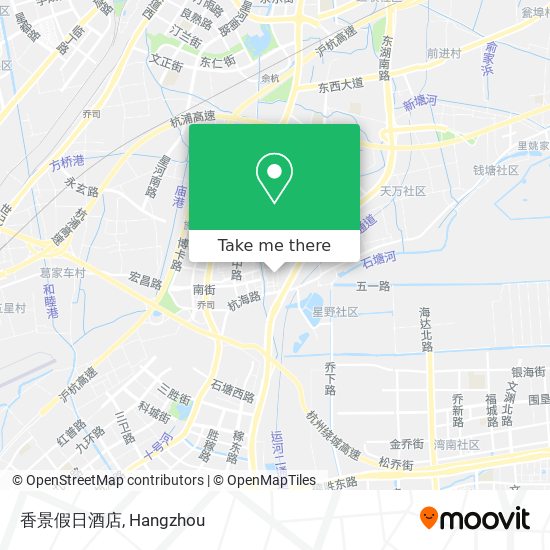 香景假日酒店 map