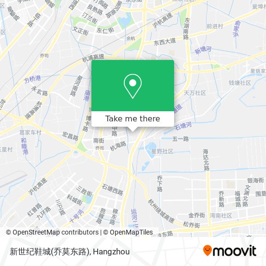 新世纪鞋城(乔莫东路) map
