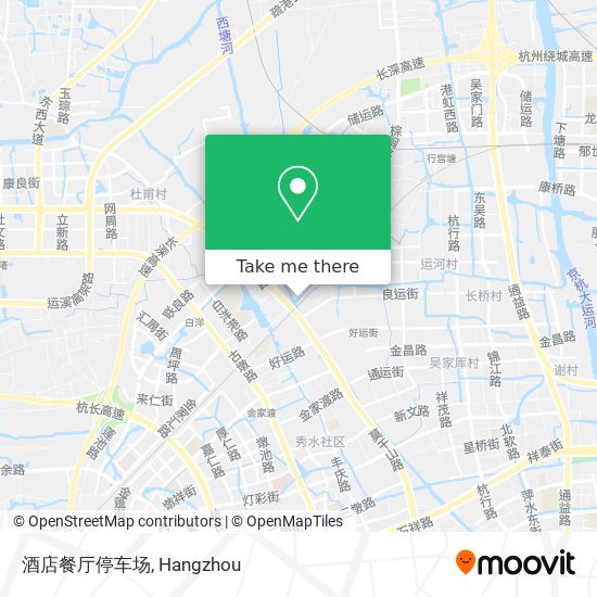 酒店餐厅停车场 map