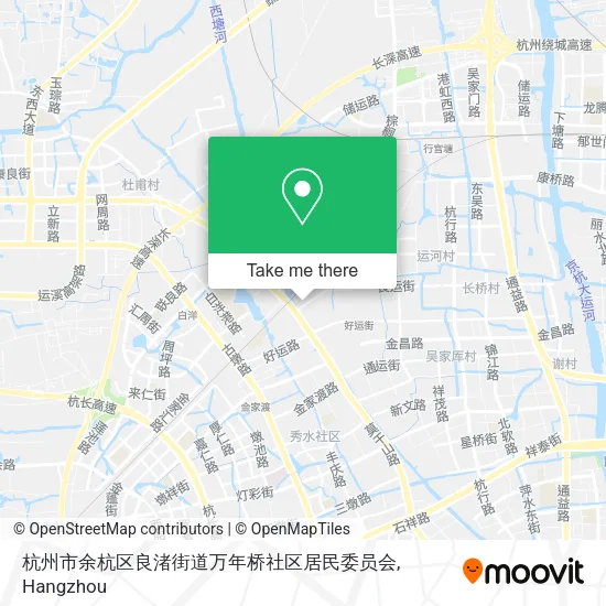 杭州市余杭区良渚街道万年桥社区居民委员会 map