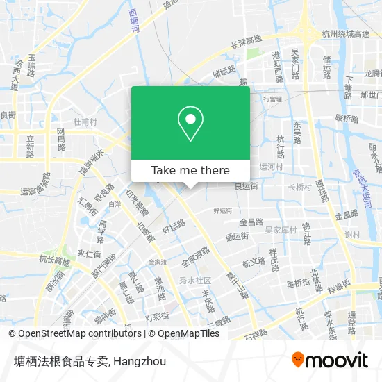 塘栖法根食品专卖 map