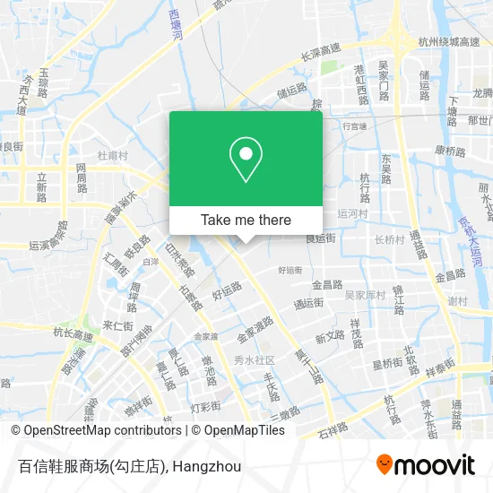 百信鞋服商场(勾庄店) map