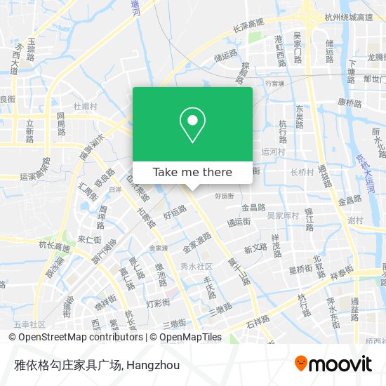 雅依格勾庄家具广场 map
