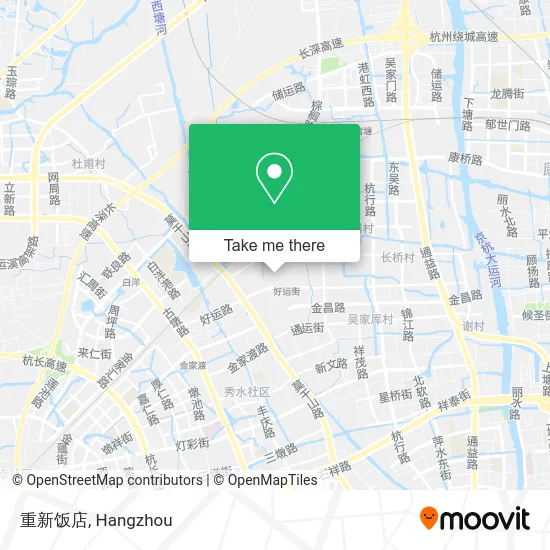 重新饭店 map