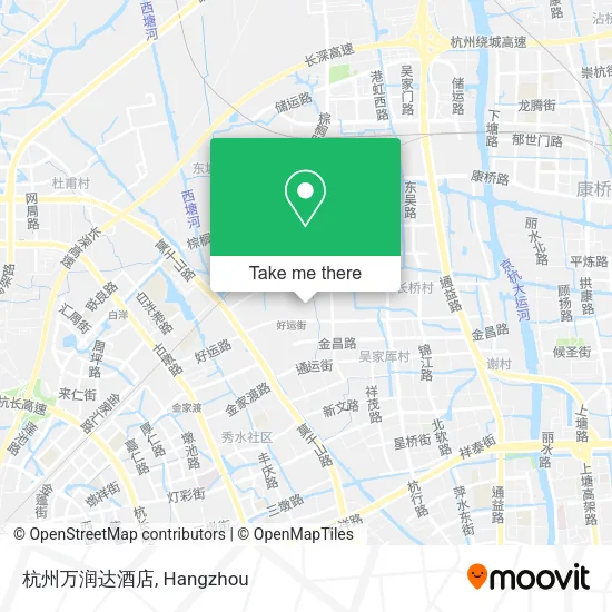 杭州万润达酒店 map