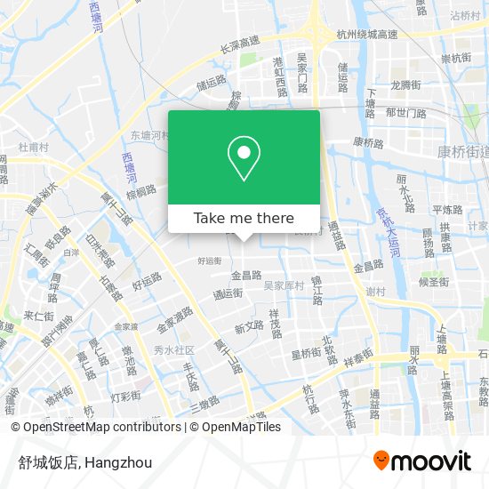 舒城饭店 map