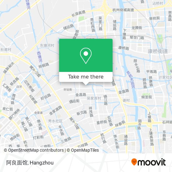 阿良面馆 map