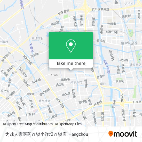 为诚人家医药连锁小洋坝连锁店 map