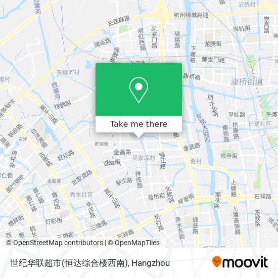 世纪华联超市(恒达综合楼西南) map
