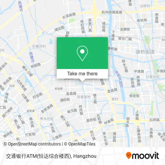 交通银行ATM(恒达综合楼西) map