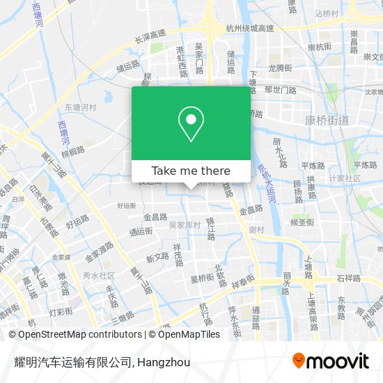 耀明汽车运输有限公司 map