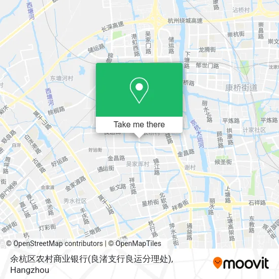 余杭区农村商业银行(良渚支行良运分理处) map